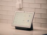 a white tablet with a screen