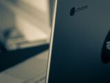 black and white lenovo laptop computer