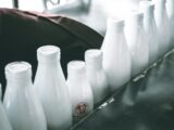 photo of milk bottle lot