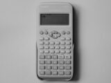 white Casio calculator