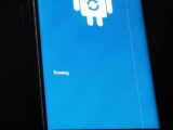 gold smartphone