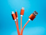 orange USB cables