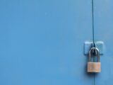 silver padlock